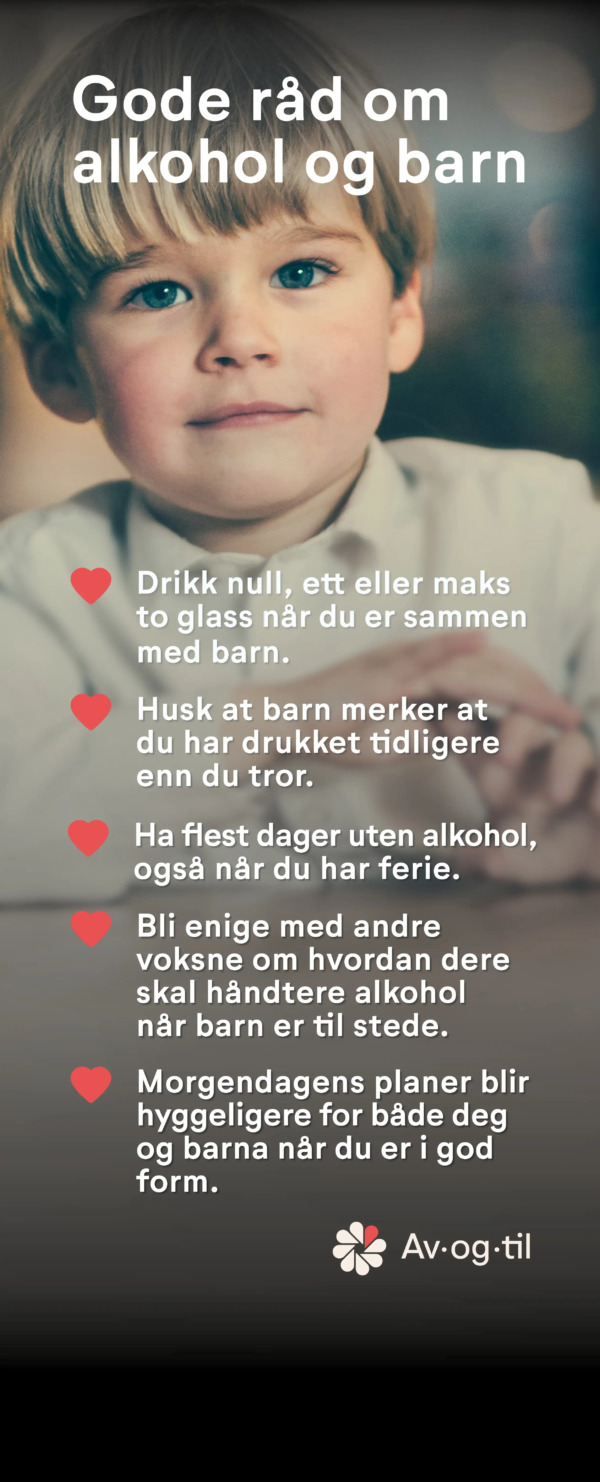 Gode råd om alkohol og barn