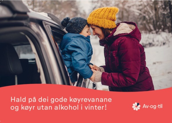 Hald på dei gode køyrevanane og køyr utan alkohol i vinter!