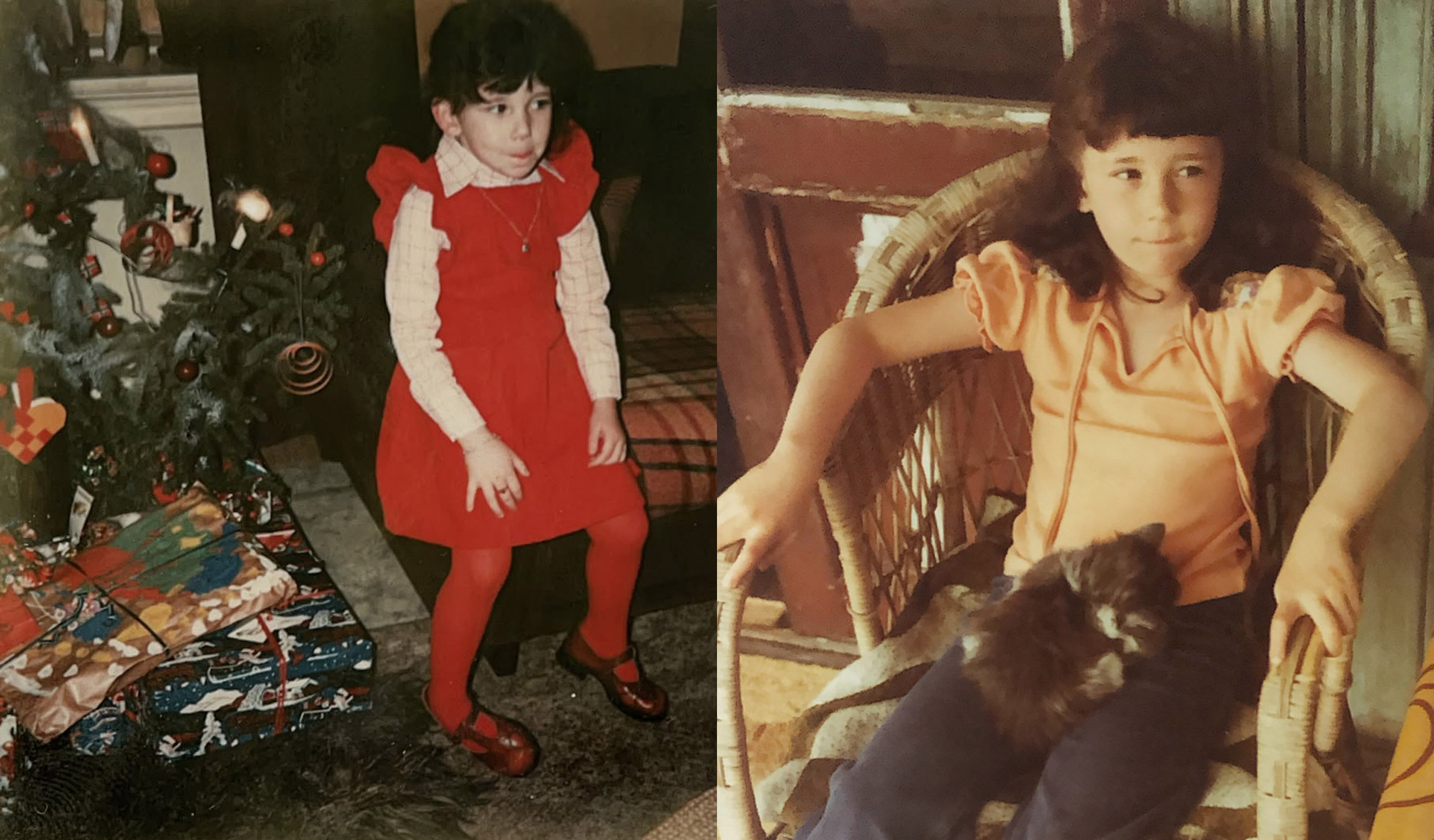 Bilde av Kristin som barn